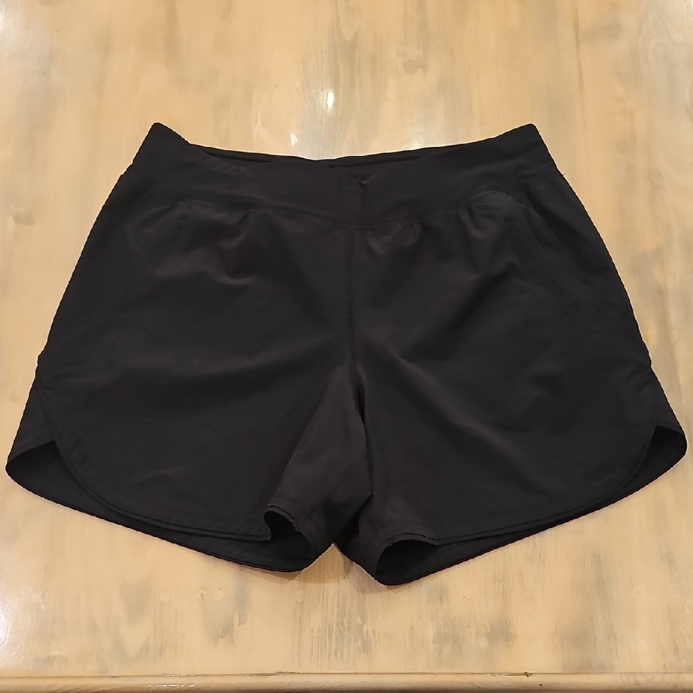 Lands' End Women's Black Athletic Shorts